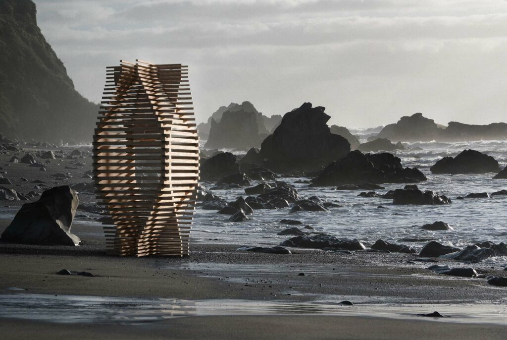 rendering 3d architetture temporanee stand allestimenti itineranti architetture smontabili gonfiabili componibili temporary architecture stand pavilion wood seaside